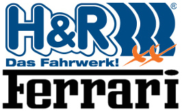 Verlagingsveren van H&R voor de Ferrari 348