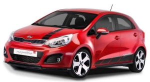 kia rio verlagingsveren