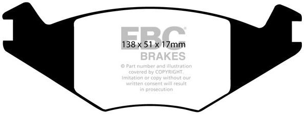 OPRUIMING Remblokken Golf / Polo / Derbie