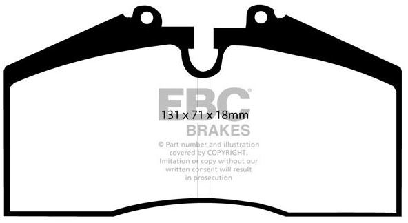 Porsche Remblokken Voorzijde