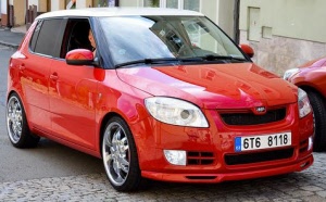 skoda fabia verlagingsveren van raceware