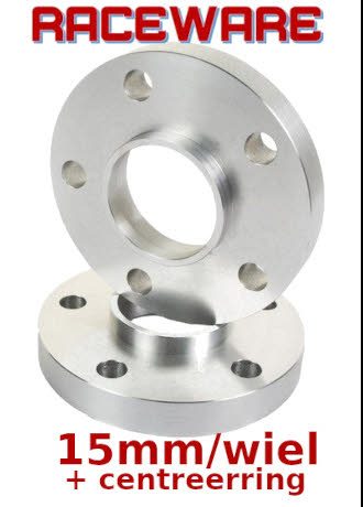 15mm / wiel Spoorverbreders / Wheelspacers