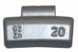 20 gram wielgewichten / slaggewichten staal