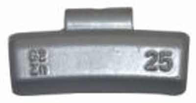 25 gram wielgewichten / slaggewichten staal