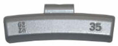 35 gram wielgewichten / slaggewichten staal