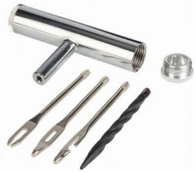 inbrengnaald + opruwer met handvat