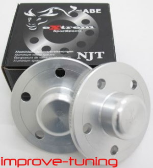 mercedes 20mm spoorverbreders met vetkap