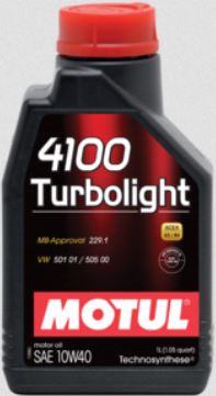 motul 4100 turbolight 10w40 olie