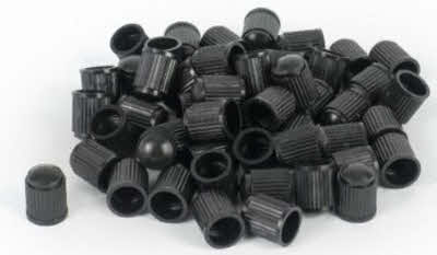 zwarte ventieldoppen 100 stuks