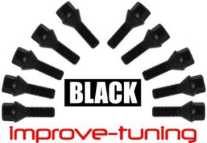 zwarte wielbouten conisch