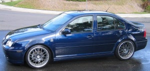 vw bora verlagingsveren